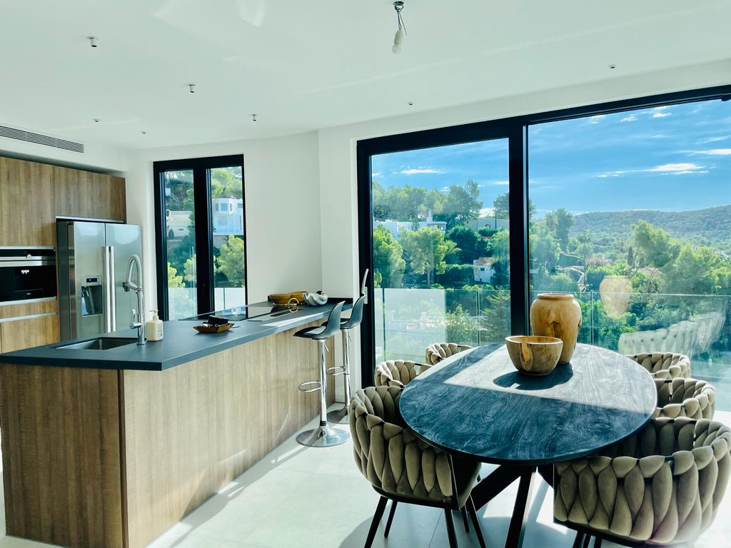Luxury ibiza villa can furnet kitchen