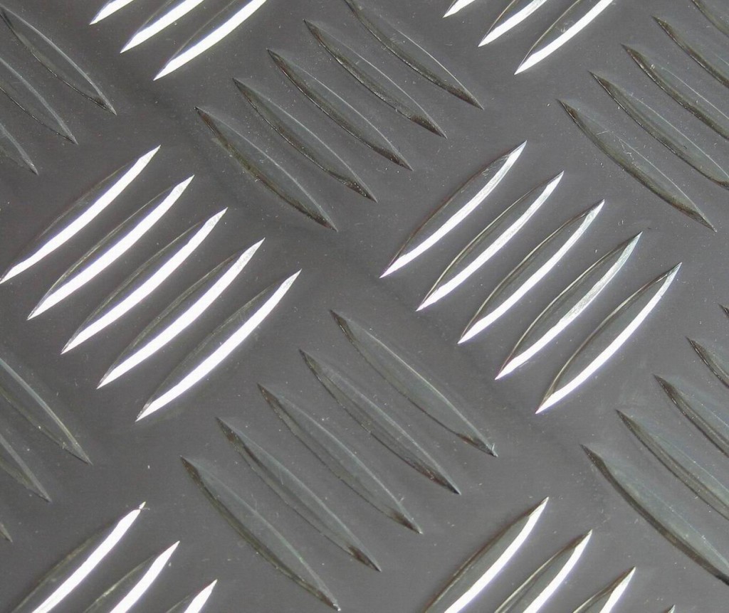 Embossed Sheet Metal for interiors and food processing